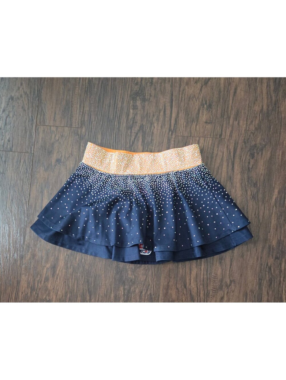 Rhinstoned cheer skirt